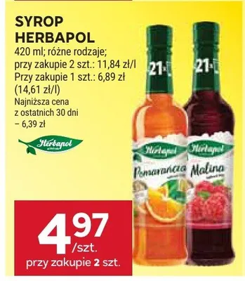 Syrop herbapol promocja w Stokrotka