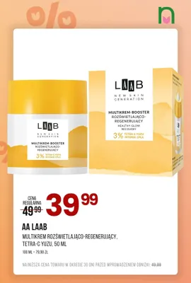 Multikrem rozświetlająco-regenerujący Tetra-C Yuzu promocja w Drogerie Natura