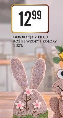 Dekoracja z filcu różne wzory i kolory promocja w Dino