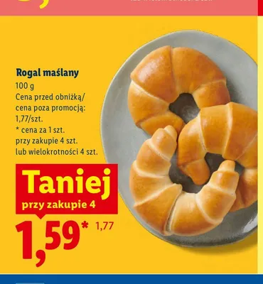 Rogal maślany promocja w Lidl