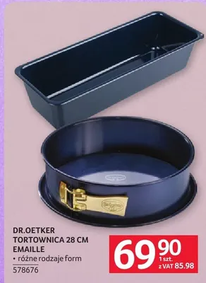 DR OETKER TORTOWNICA 28 CM EMAILLE promocja w Selgros