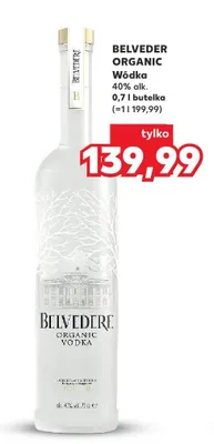 Wódka Organic Belvedere promocja w Kaufland
