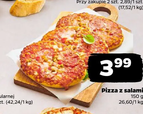 Pizza z salami promocja w Netto