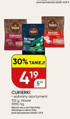 Cukierki Wawel Raczki promocja w Chata Polska