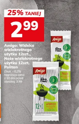 Widelec wikarkanego użytka 12+1szt., liwa z mikro ultradrobnego Politan promocja w Hitpol