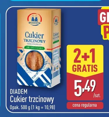 Cukier trzcinowy Diadem promocja w Aldi