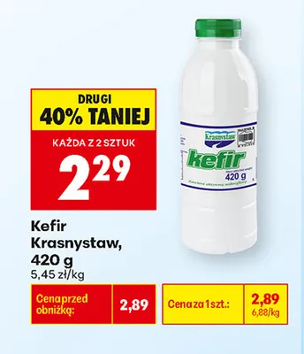 Kefir Krasnystaw promocja w Biedronka