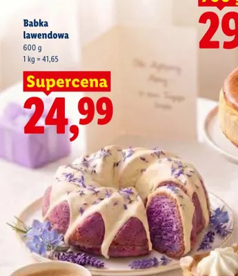 Babka lawendowa promocja w Lidl