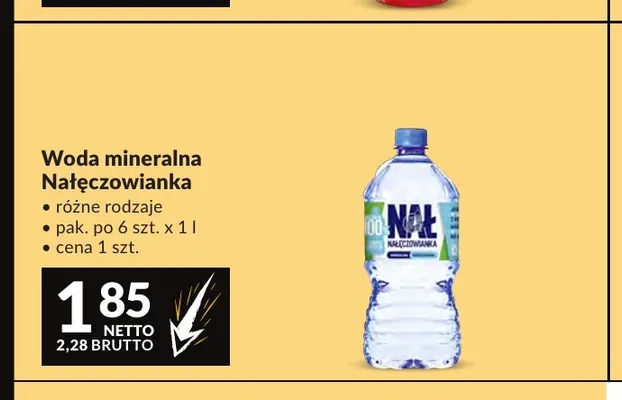 Woda mineralna Nałęczowianka promocja w Makro