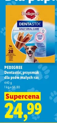 Przysmak dla psów małych ras Pedigree Dentastix promocja w Lidl