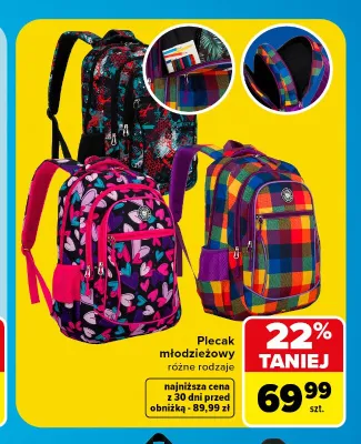 Plecak młodzieżowy St.Right promocja w Carrefour