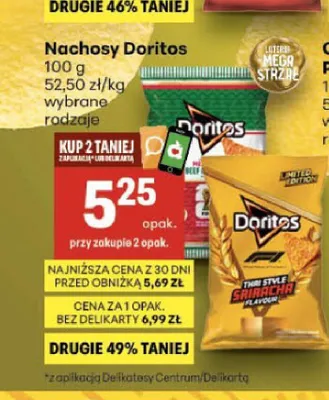 Nachosy Doritos Taco promocja w Delikatesy Centrum