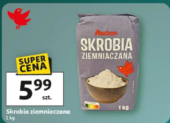 Skrobia ziemniaczana promocja w Auchan