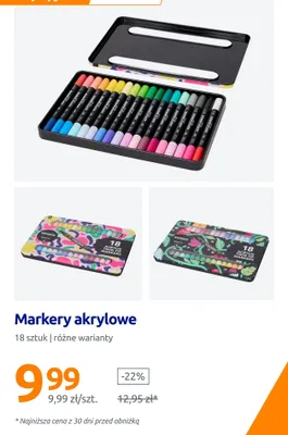 Markery akrylowe promocja w Action