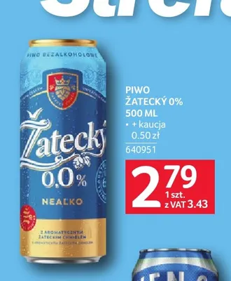Piwo bezalkoholowe Žatecký promocja w Selgros