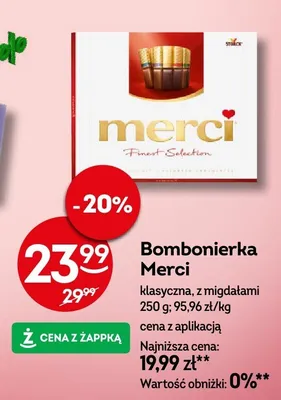 Bombonierka klasyczna, z migdałami promocja w Żabka