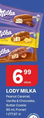 Lody Milka Peanut Caramel promocja w Chorten
