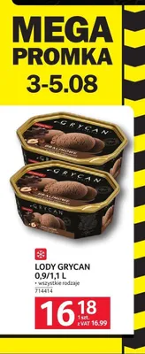 Lody Grycan promocja w Selgros