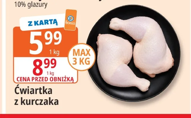 Ćwiartka z kurczaka promocja w Leclerc