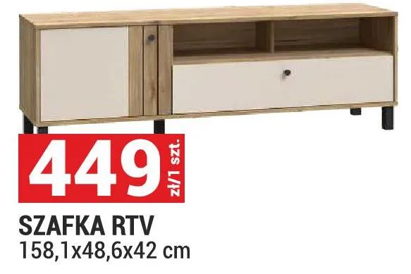 Szafka RTV promocja w Merkury Market
