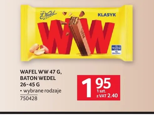 Wafel WW E.Wedel promocja w Selgros