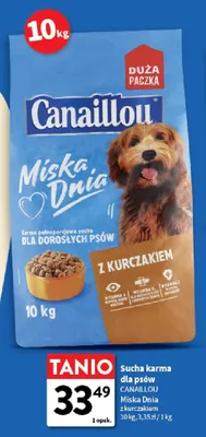 Sucha karma dla psów Canaillou Miska Dnia z kurczakiem promocja w Intermarche