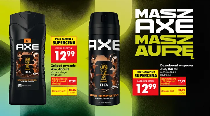 Dezodorant w sprayu różne rodzaje promocja w Biedronka