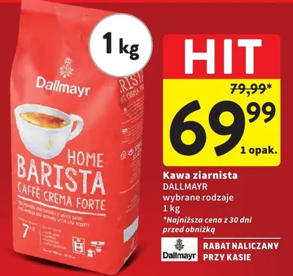 Kawa ziarnista promocja w Intermarche