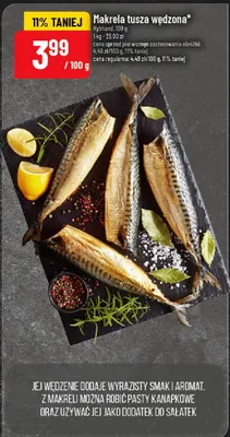 Makrela tusza wędzona promocja w POLOmarket