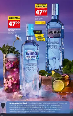 Wódka Amundsen Ice Cool promocja w Biedronka