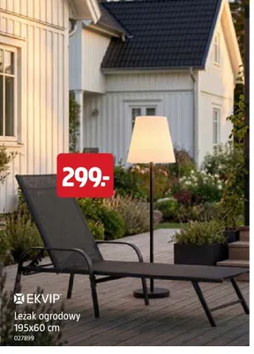 Leżak ogrodowy EKVIP promocja w Jula