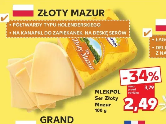Ser Złoty Mazur promocja w Kaufland
