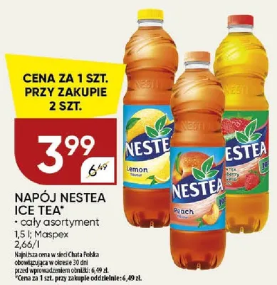 Napój Nestea Ice Tea Maspex promocja w Chata Polska