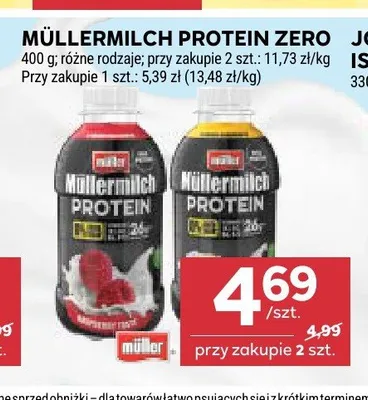 MÜLLERMILCH PROTEIN ZERO promocja w Stokrotka