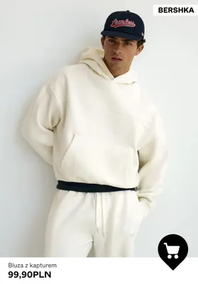 Bluza z kapturem Bershka promocja w Bershka