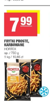 Frytki karbowane Hortex promocja w SPAR