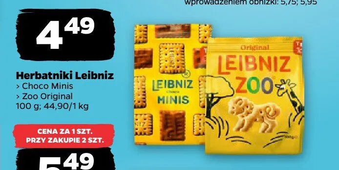 Herbatniki Leibniz promocja w Netto