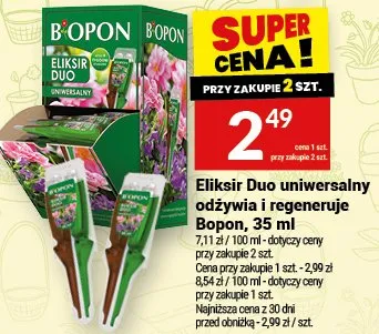 Eliksir Duo uniwersalny odżywia i regeneruje Bopon, 35 ml promocja w Twój Market
