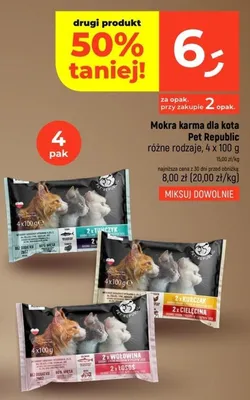 Karma mokra dla kota różne rodzaje promocja w Dealz