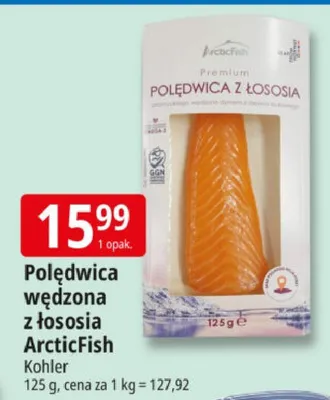 Polędwica wędzona z łososia promocja w Leclerc