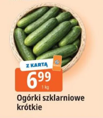 Ogórki szklarniowe krótkie promocja w Leclerc