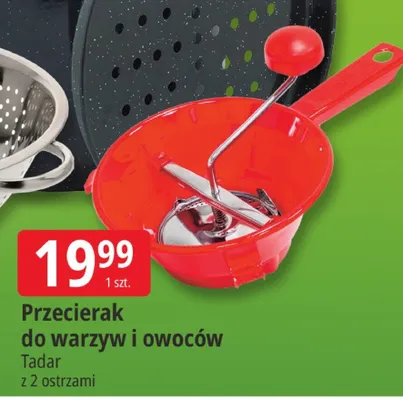 Przecierak do warzyw i owoców Tadar promocja w Leclerc