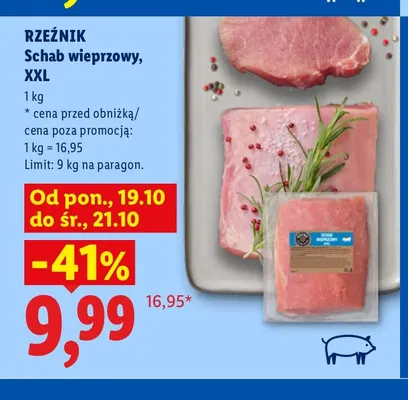 Schab wieprzowy XXL Rzeźnik promocja w Lidl