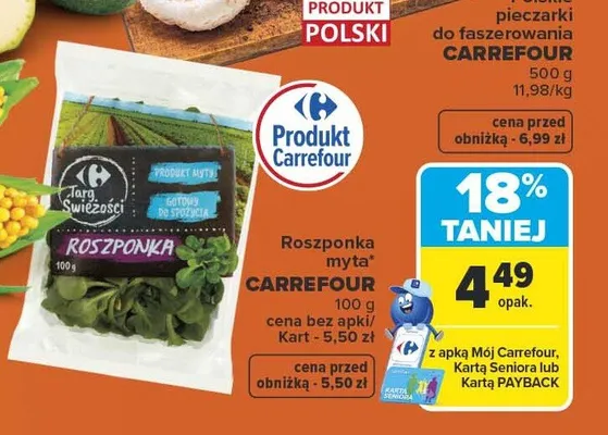 Roszponka myta Carrefour promocja w Carrefour