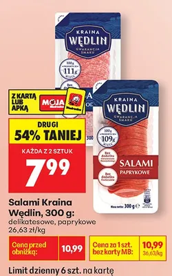 Salami paprykowe promocja w Biedronka
