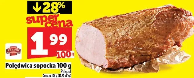 Polędwica sopocka Pekpol 100 g promocja w TOPAZ