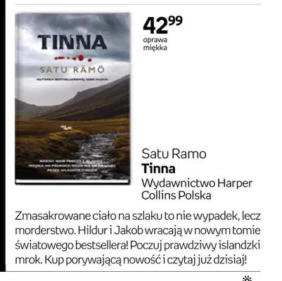 Książka Tinna Satu Ramo oprawa miękka promocja w Empik