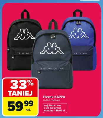 Plecak Kappa promocja w Carrefour