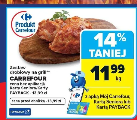 Zestaw drobiowy na grill Carrefour promocja w Carrefour Market