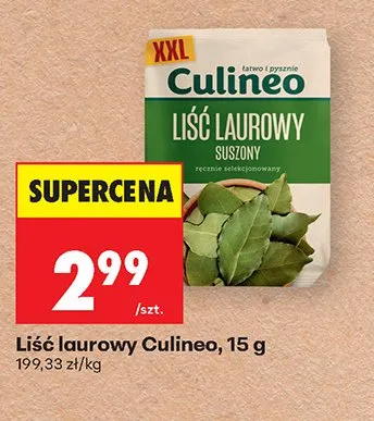 Liść laurowy suszony Culineo promocja w Biedronka